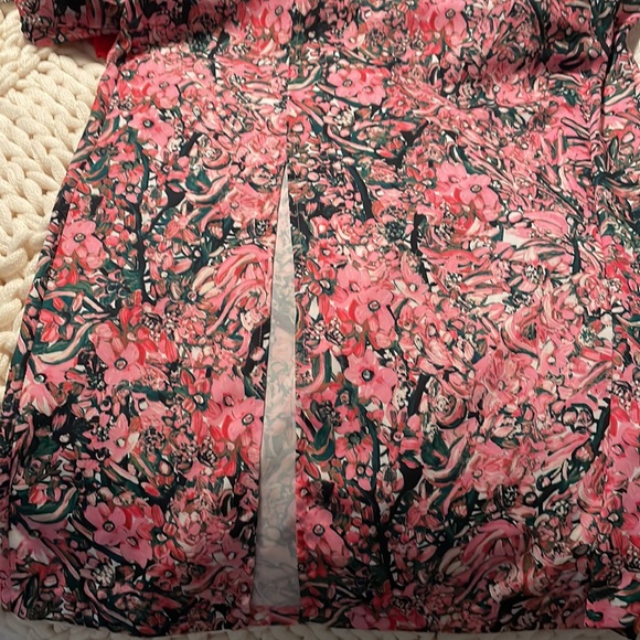 Long sleeve dress with front split - Picture 6 of 6
